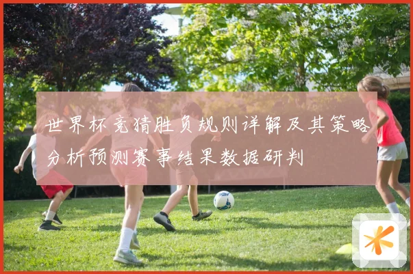 世界杯竞猜胜负规则详解及其策略分析预测赛事结果数据研判